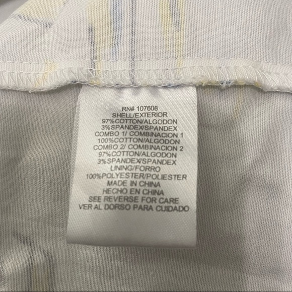 Chetta B Women's Blue Yellow Sleeveless Faux Wrap Dress Sz 10 Belt Pockets Boats - Picture 7 of 10